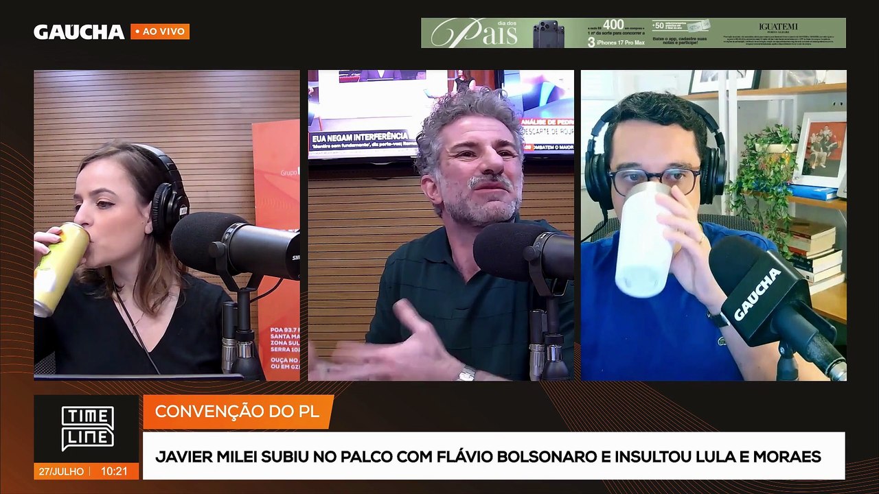 Paulo Germano comenta sobre Javier Milei na convenção do PL