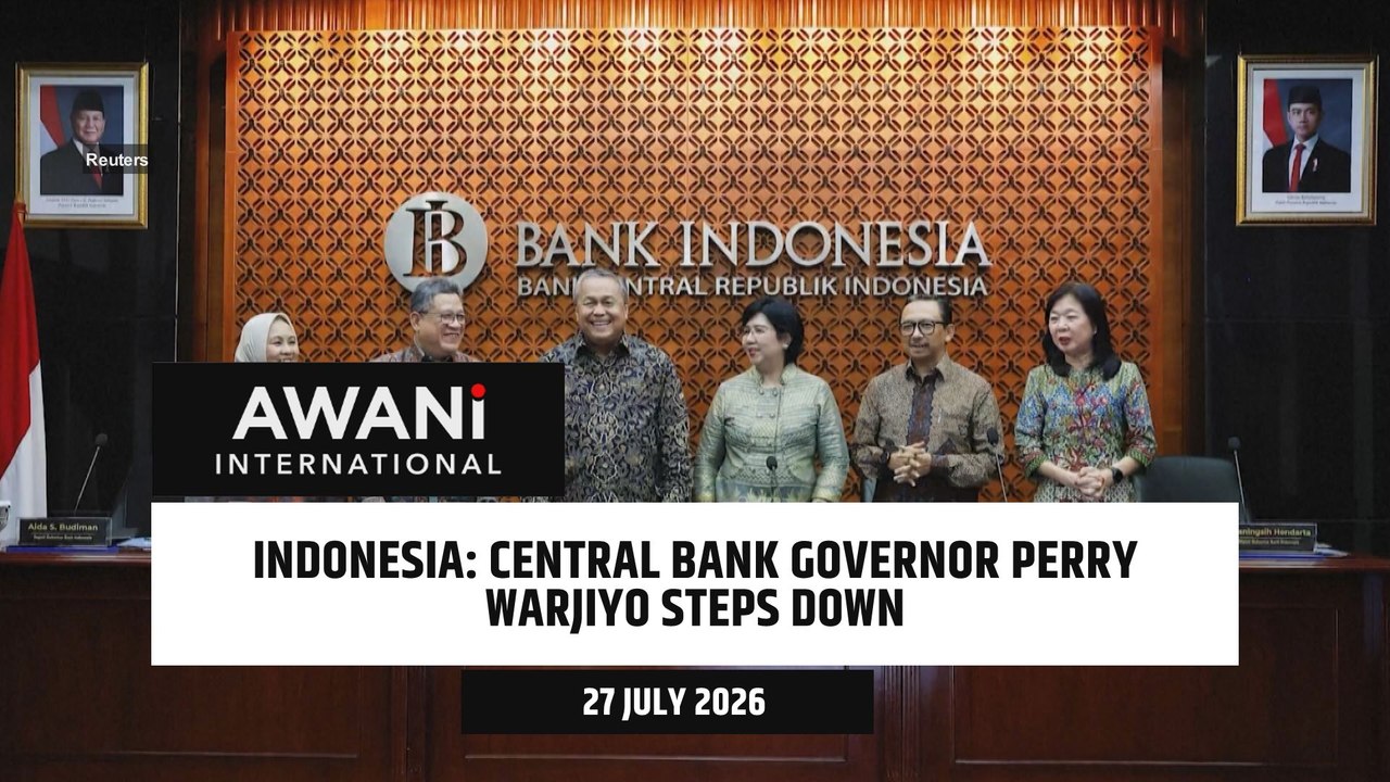 Indonesia central bank governor Perry Warjiyo steps down in surprise move