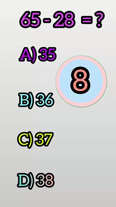 Easy Math Quiz That Will Test Your Brain!