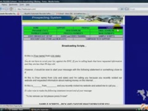 Inside iBuzzPro Automatic Recruiter Software