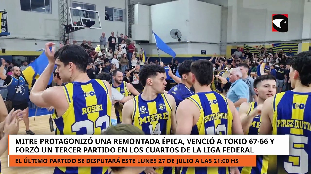 Básquet | Mitre protagonizó una remontada épica, venció a Tokio 67-66