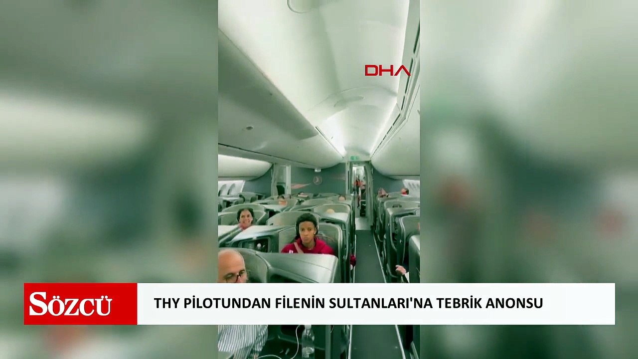THY pilotundan Filenin Sultanları'na tebrik anonsu