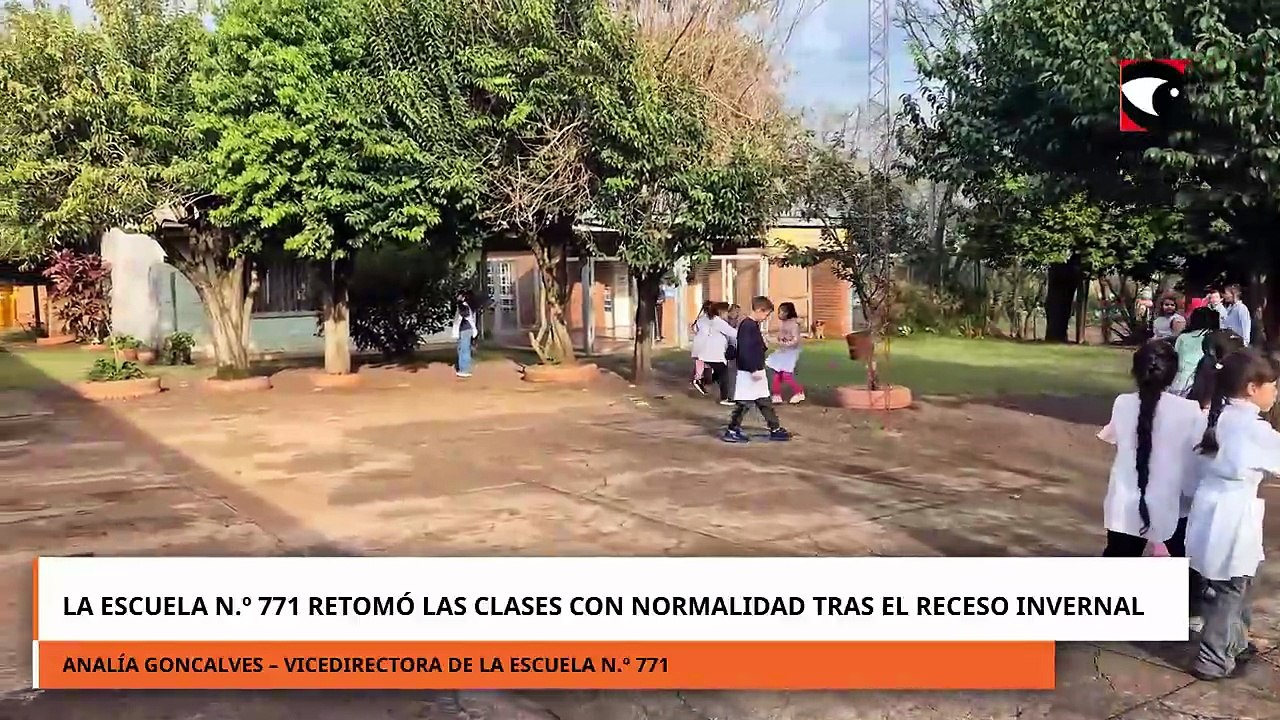 La Escuela N.º 771 retomó las clases con normalidad tras el receso inverna.mp4