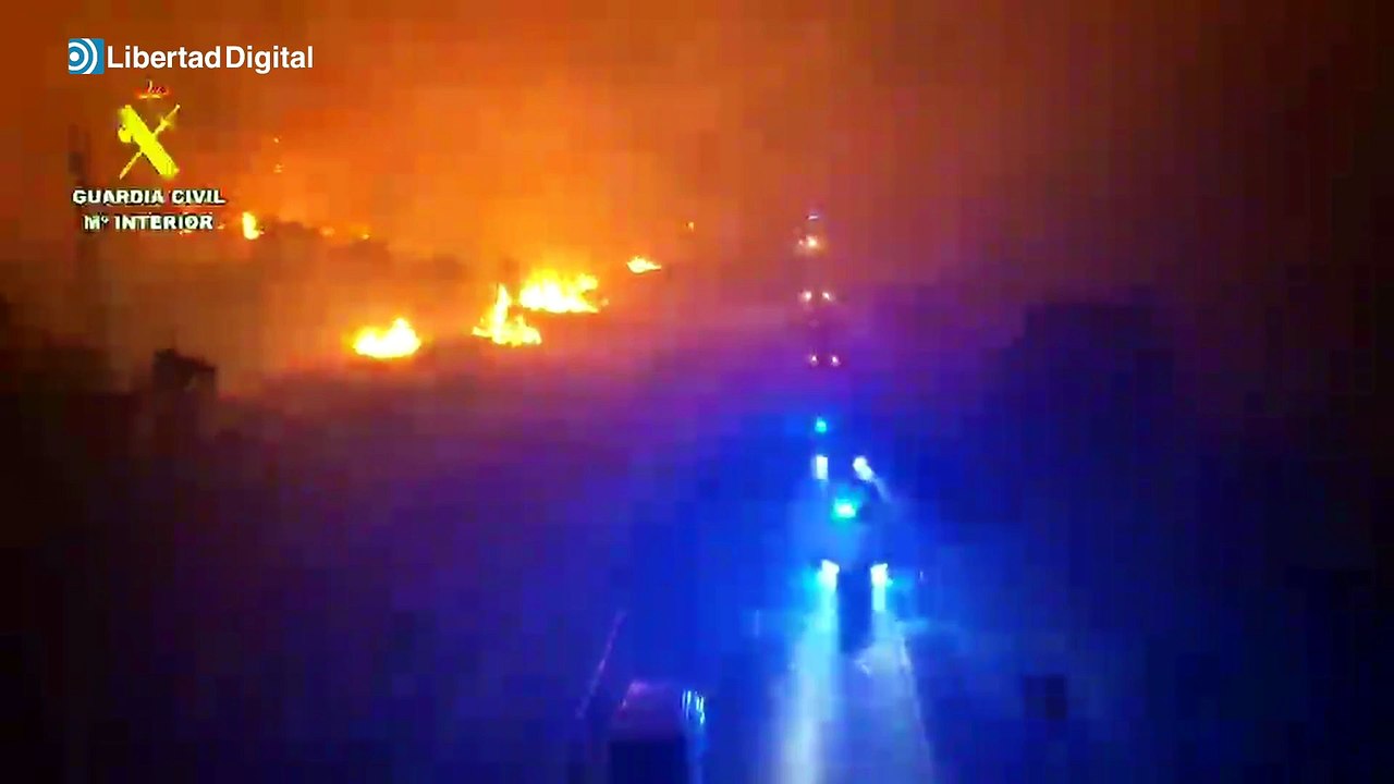La angustiosa huida de los equipos de extinción en Sotillo de la Adrada