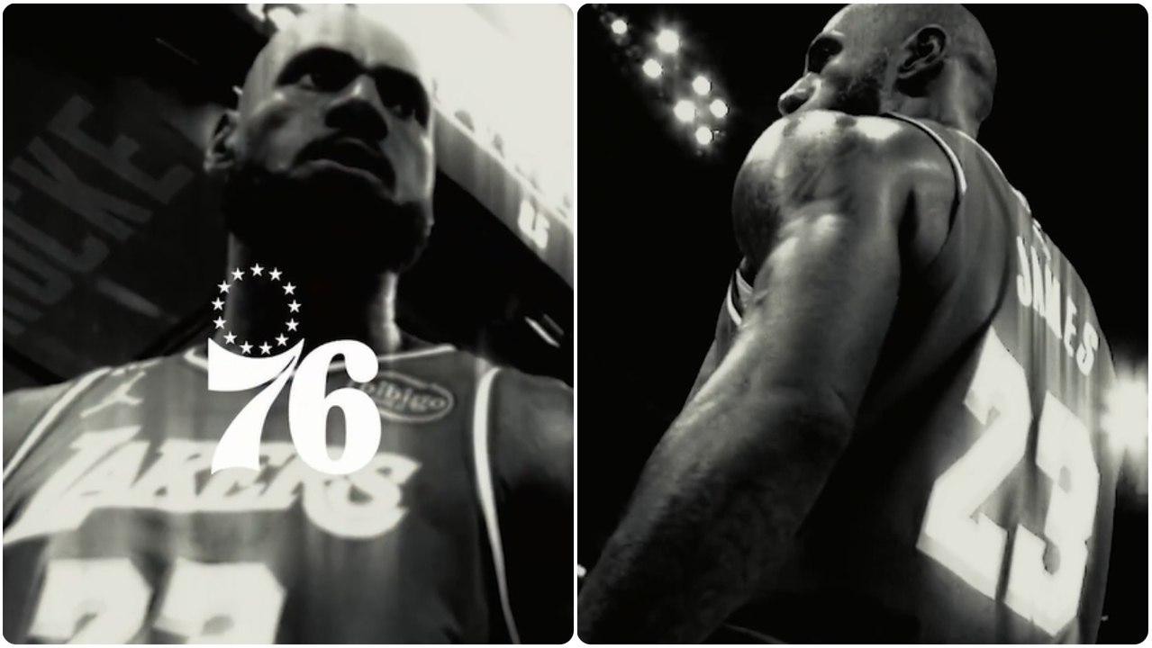 La bienvenida de los Sixers a LeBron James