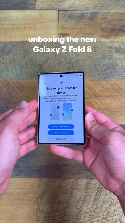 Galaxy Z Fold 8 Lavender Unboxing & First Impressions