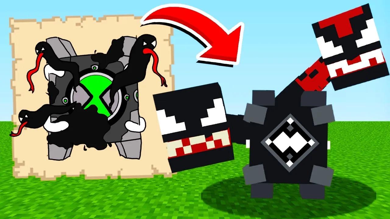 Any Omnitrix I Draw, I Get in Ben 10 Minecraft