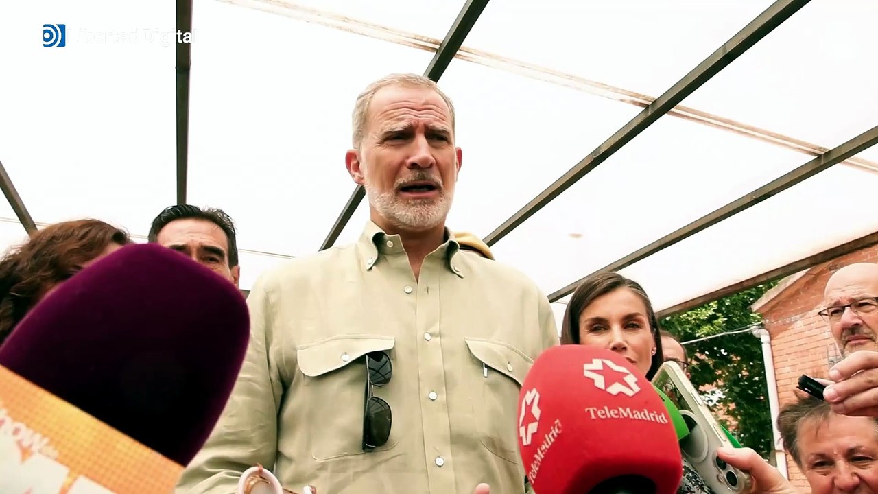 Felipe VI elogia la "coordinación ejemplar" contra los incendios