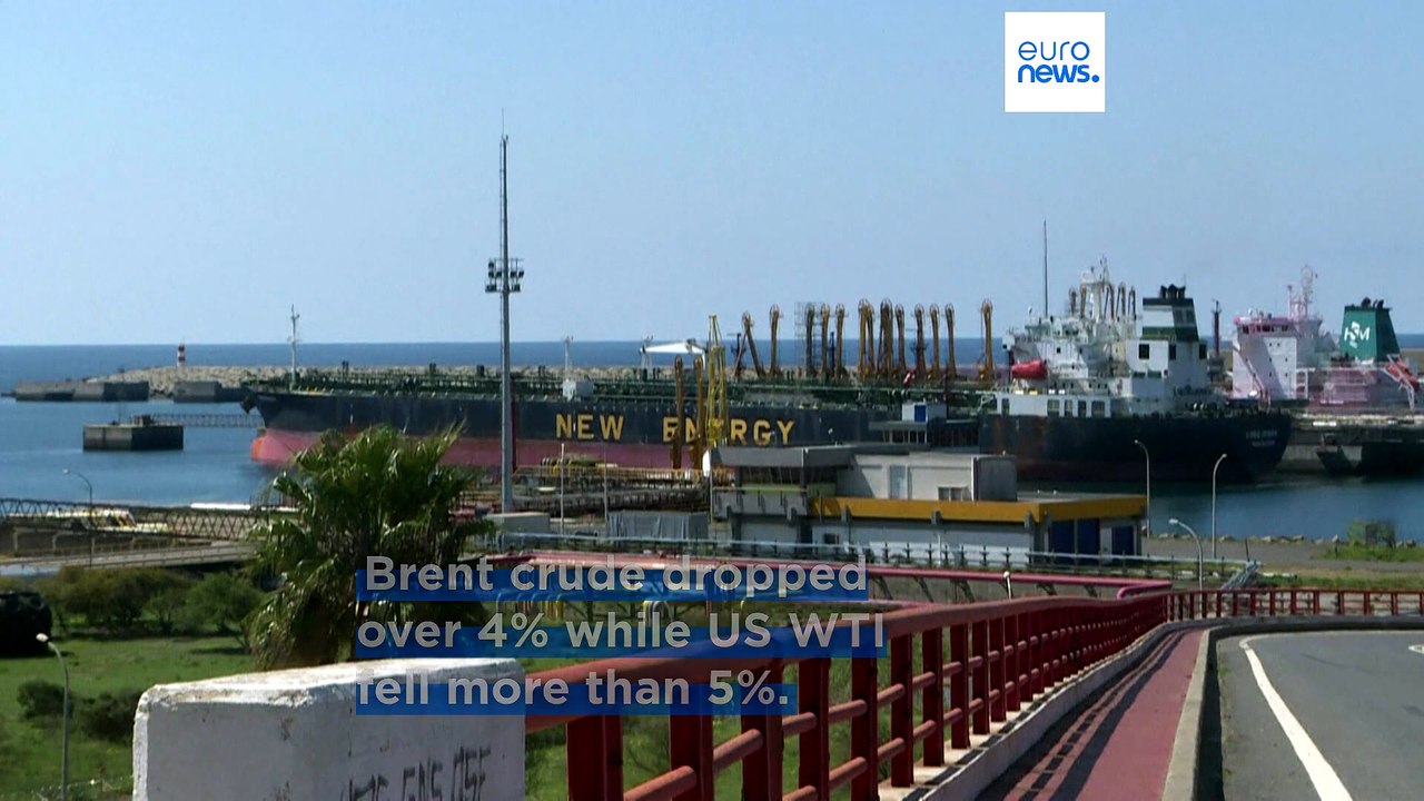 Oil prices plunge as US and Iran pause strikes over Strait of Hormuz