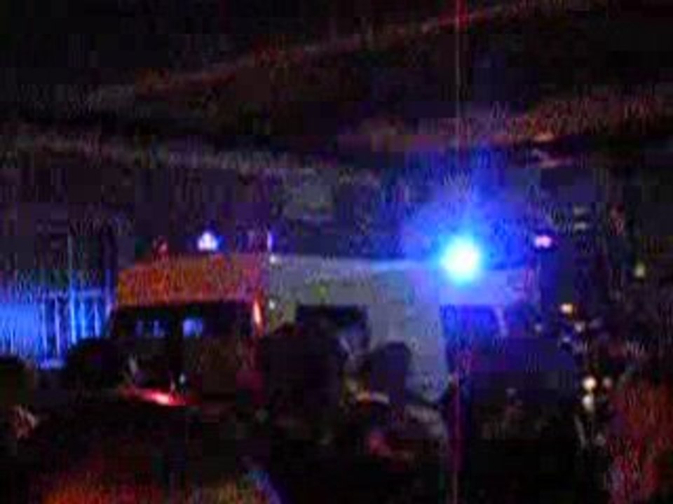 ambulance croix  pour une intervention