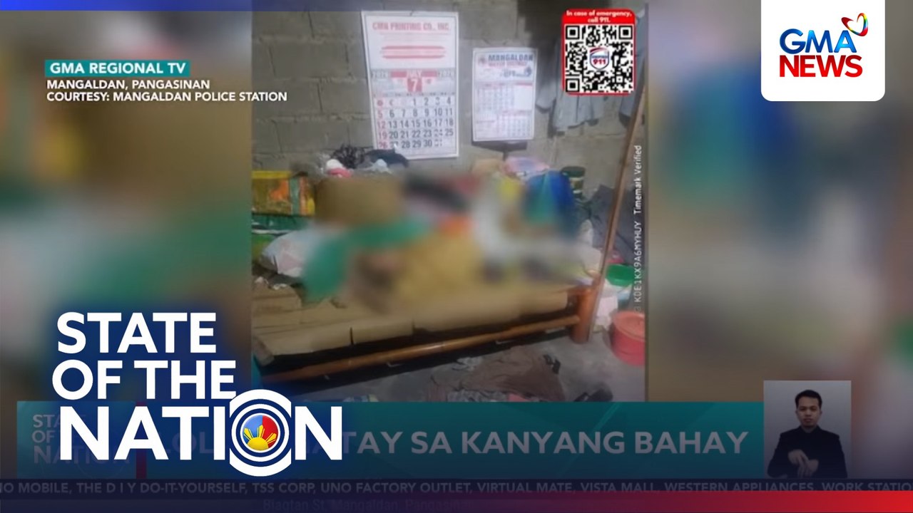Elderly woman killed inside Mangaldan home | SONA