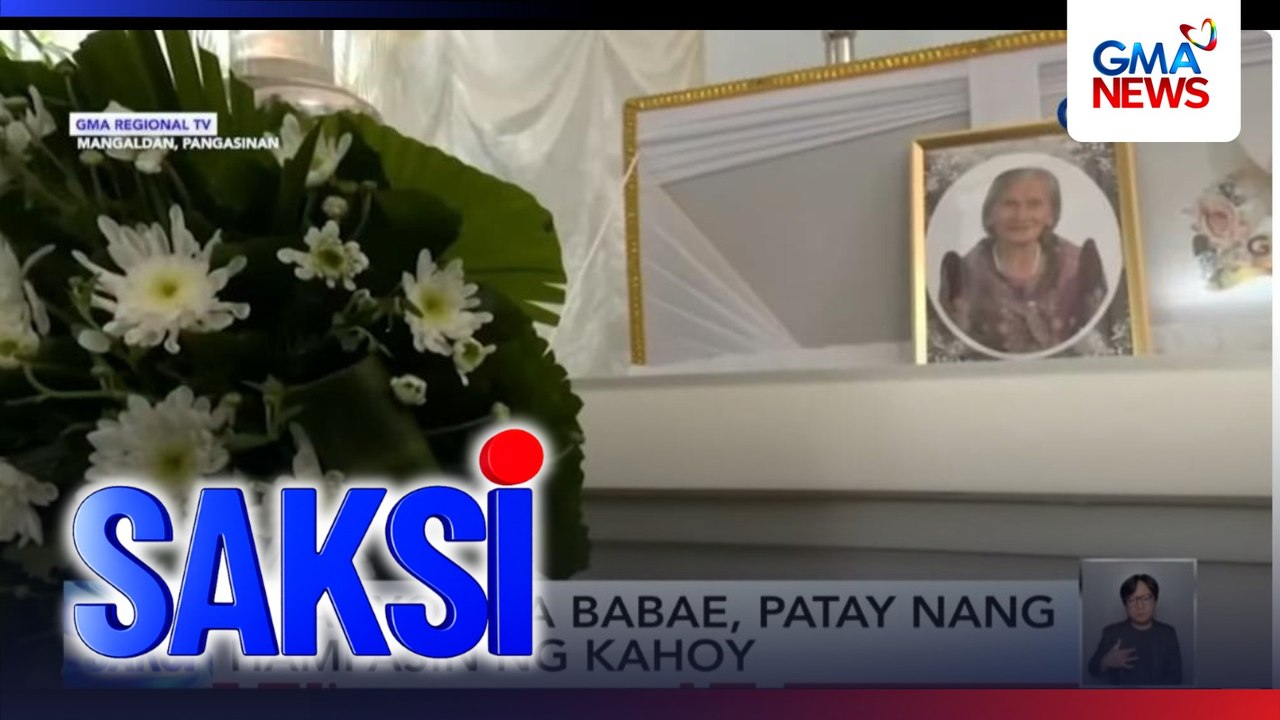 85-anyos na babae, patay nang hampasin ng kahoy | Saksi