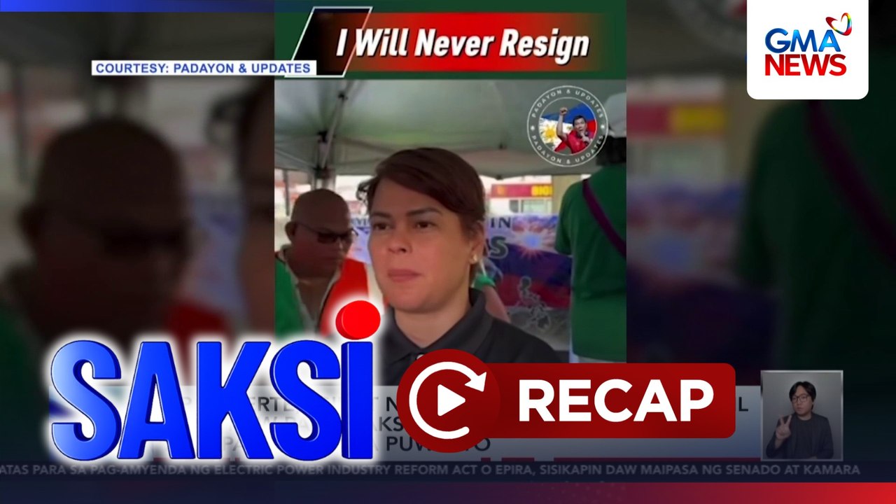 Saksi: (Part 2) 4-anyos, patay nang ma-trap sa nasusunog na kwarto; Mahigit 50, arestado sa mga protesta kontra-SONA; VP Sara Duterte, iginiit na hindi siya magre-resign