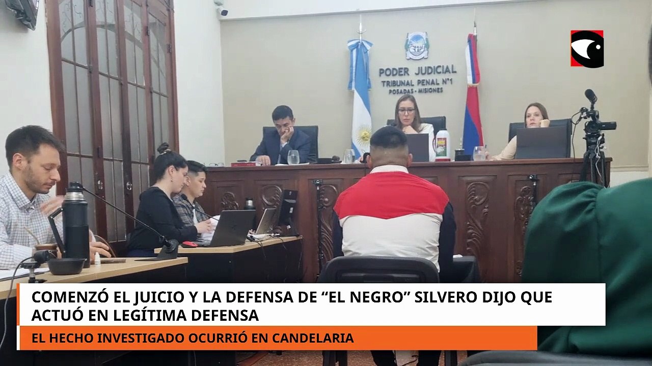 Candelaria: comenzó el juicio y la defensa de “El Negro” Silvero dijo que actuó en legítima defensa