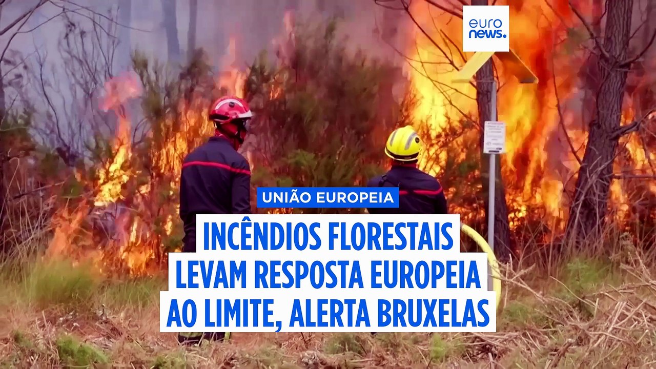 União Europeia alerta: incêndios florestais levam resposta ao limite