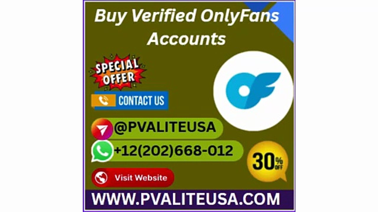 Top 7 Site To Buy Verified OnlyFans Creator Accounts In pvaliteusa ...