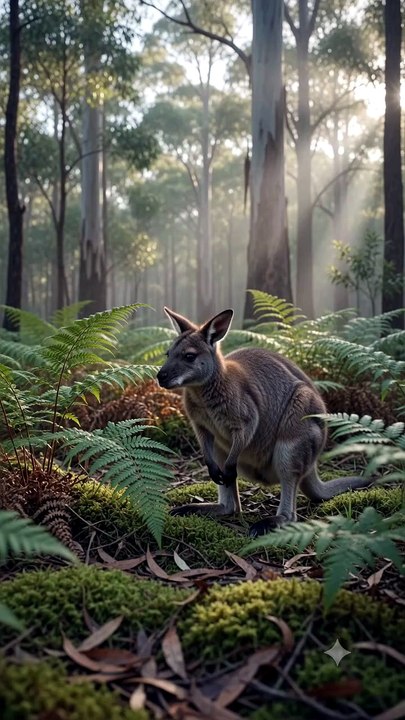 Wallaby : The agile marsupial hopping gracefully through the wild