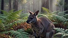 Wallaby : The agile marsupial hopping gracefully through the wild