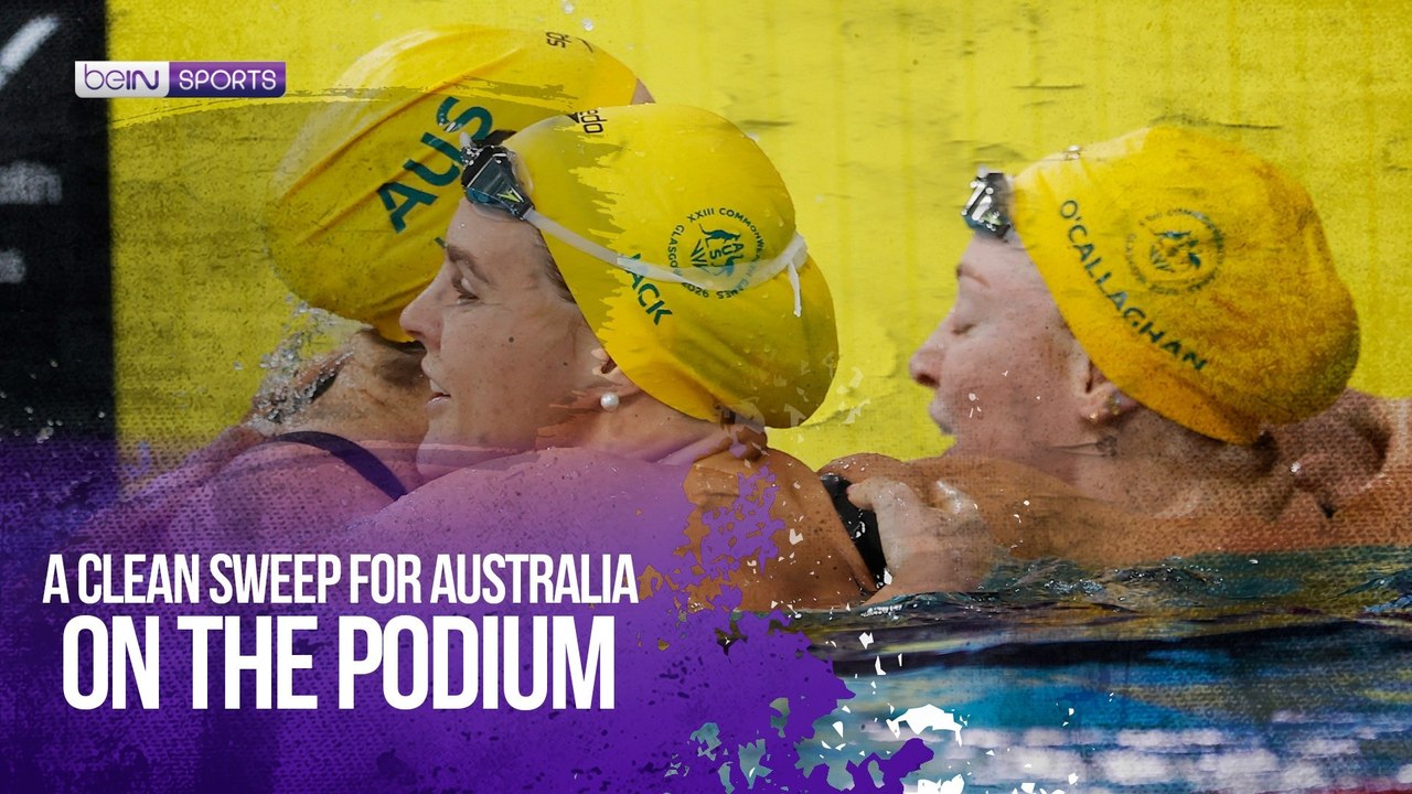 A clean sweep for Australia on the podium
