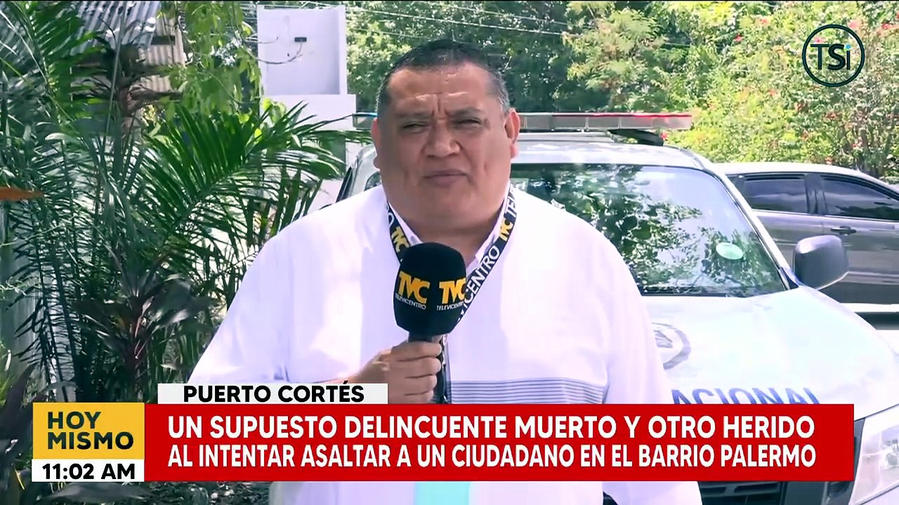 Un supuesto delincuente muerto y otro herido al intentar asaltar a un ciudadano en el barrio Palermo en Puerto Cortés.