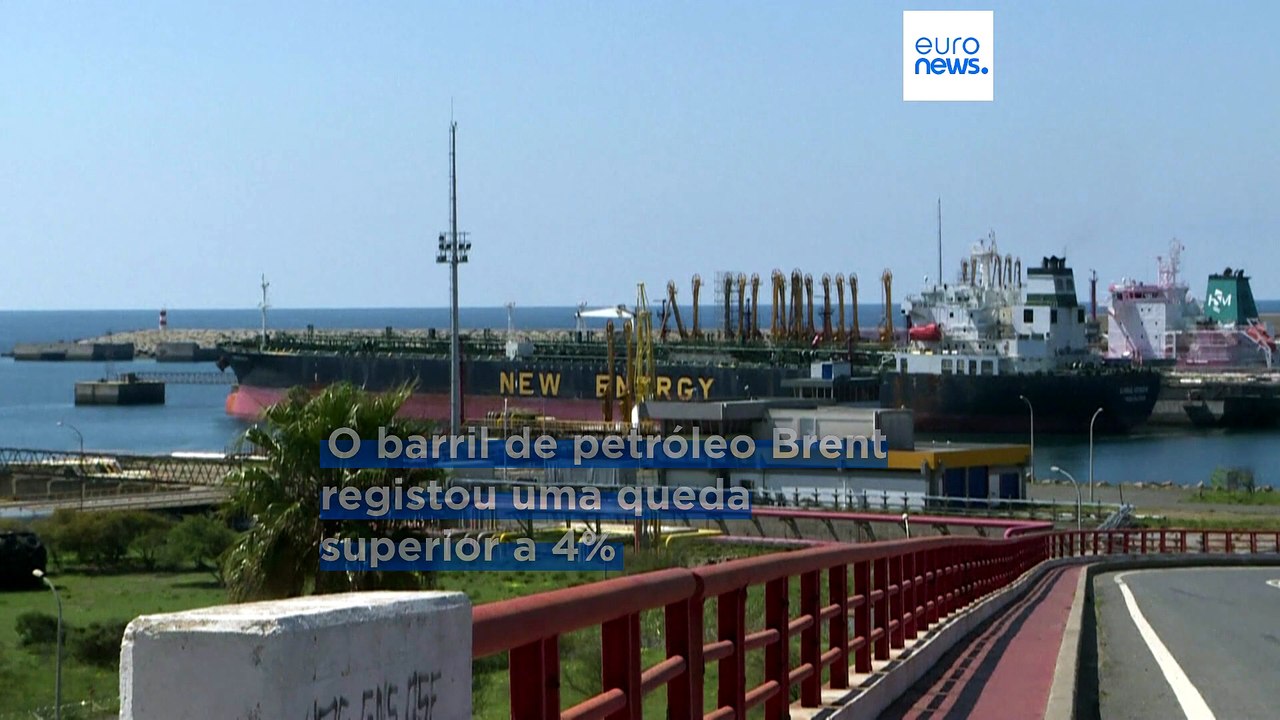 Preços do petróleo caem depois de os EUA e Irão suspenderem ataques no estreito de Ormuz