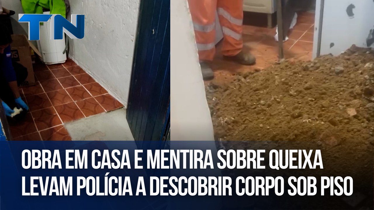 Obra em casa e mentira sobre queixa levam polícia a descobrir corpo sob piso no Sul do ES