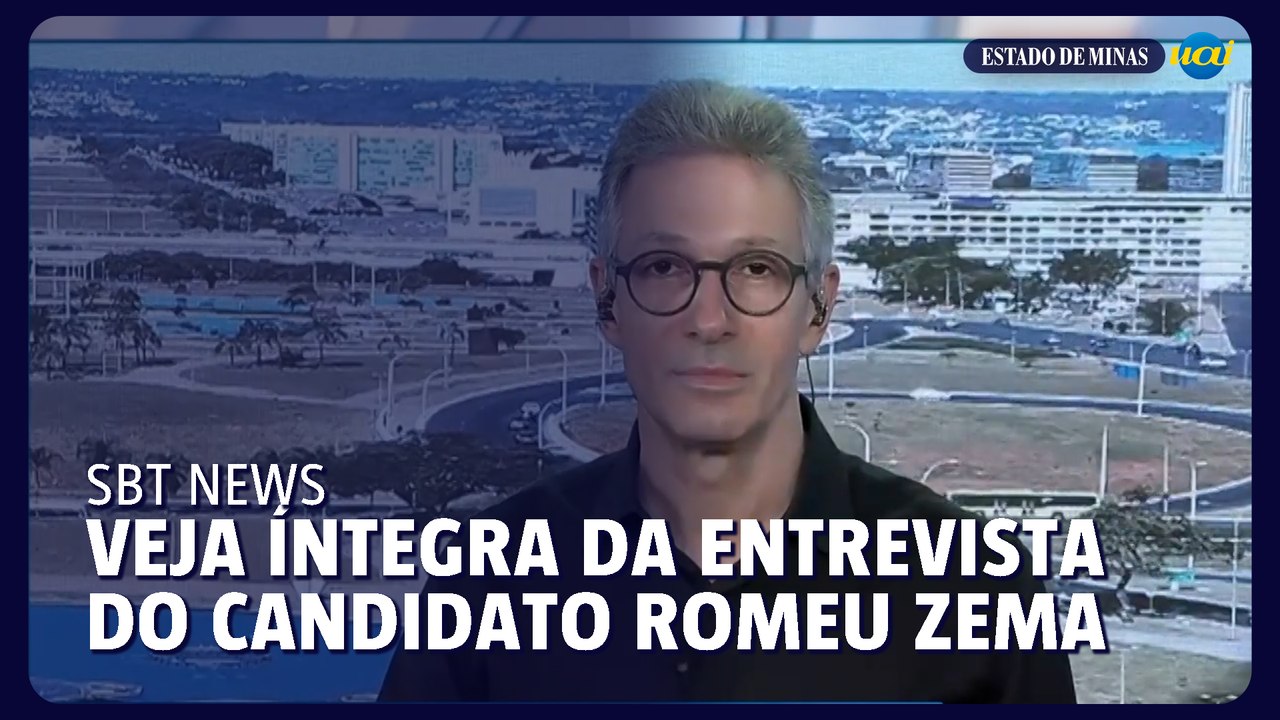 Lançamento de candidatura: veja íntegra da entrevista de Zema ao SBT News