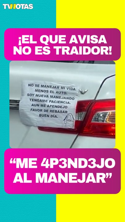¿Sinceridad o irresponsabilidad? Conductora divide opiniones tras anuncio de que "no sabe manejar"