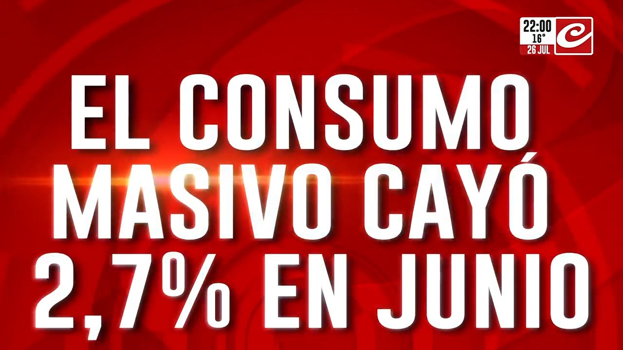 El consumo masivo cayó 2,7% en junio: el primer semestre cerró con un retroceso del 2,9%
