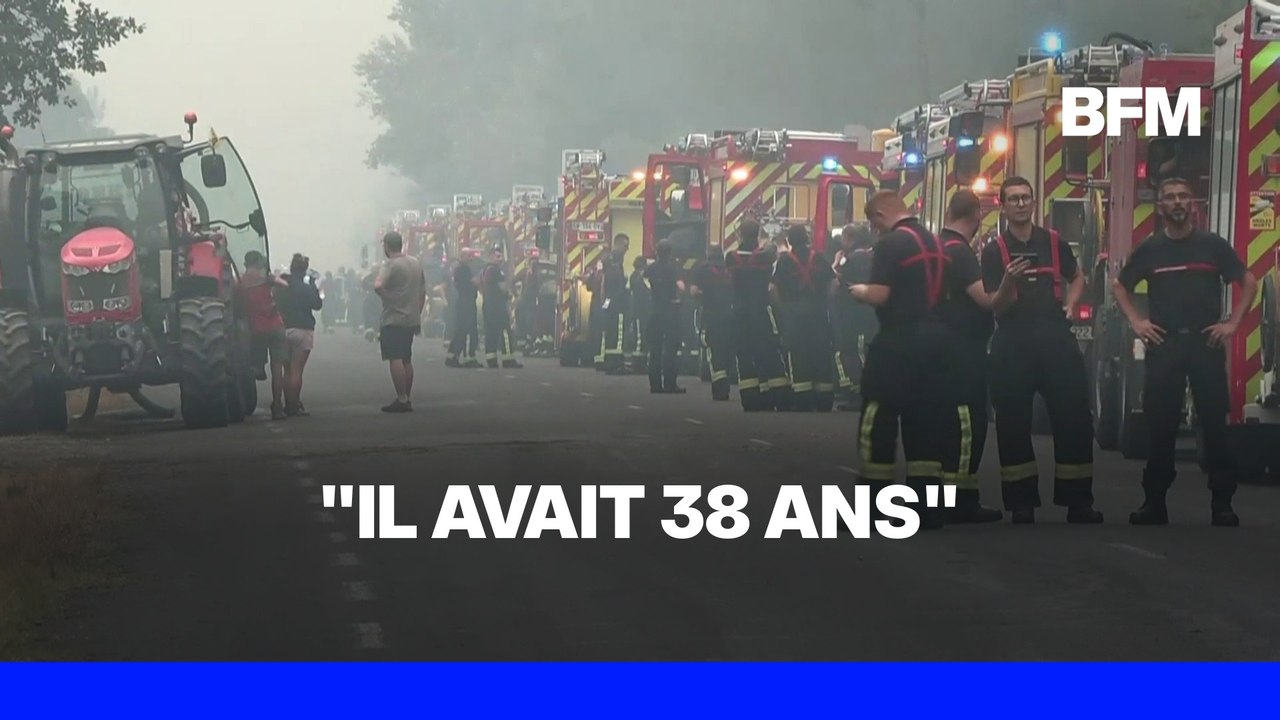 Incendie: un pompier des Bouches-du-Rhône est mort "dans l'exercice de ses fonctions"