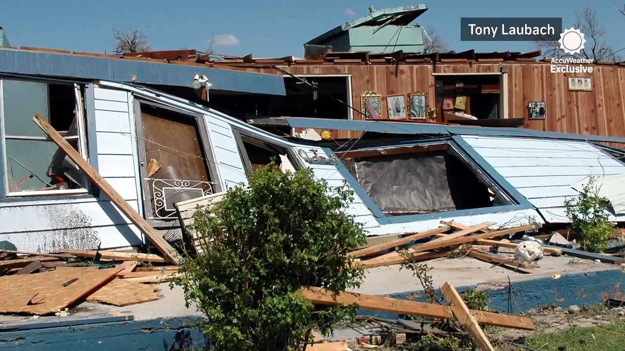 Unusual sights left behind by tornadoes