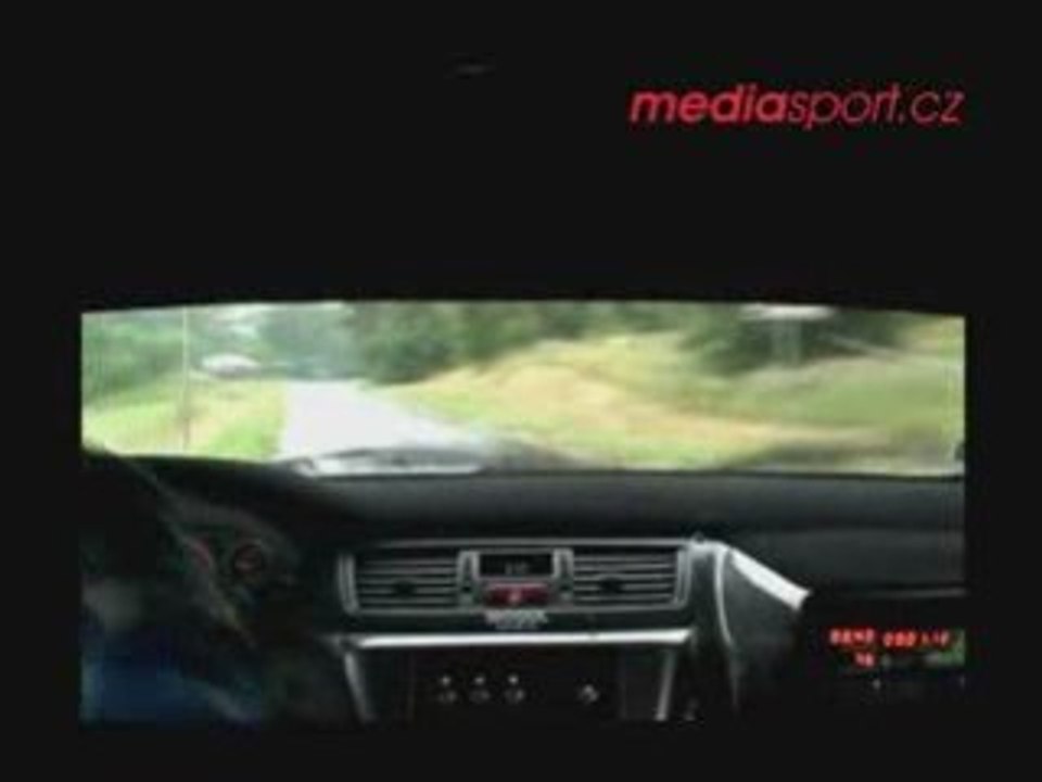 Onboard - Kresta Gross Lancer Evo 9 Bohemia Rally 2008