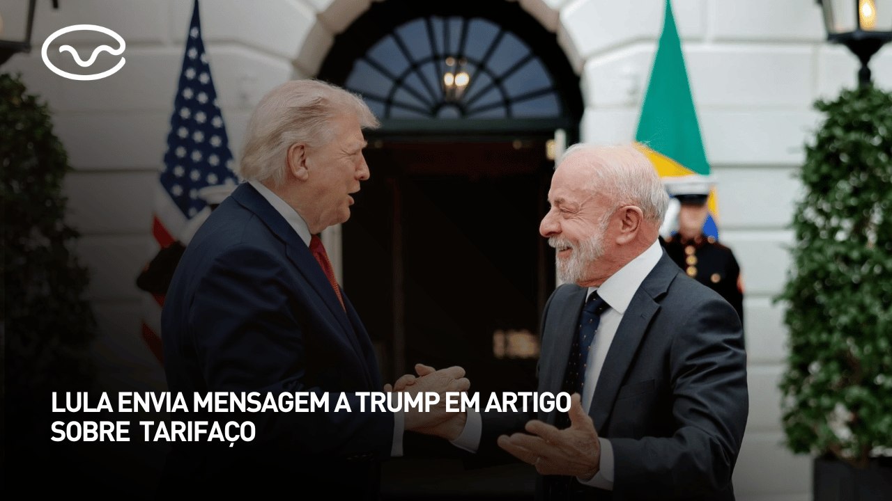 Lula envia mensagem a Trump em artigo sobre tarifaço