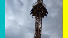 ¡Terror en la Feria de Chalco! Juego de caída libre deja a pasajeros atrapados por una hora