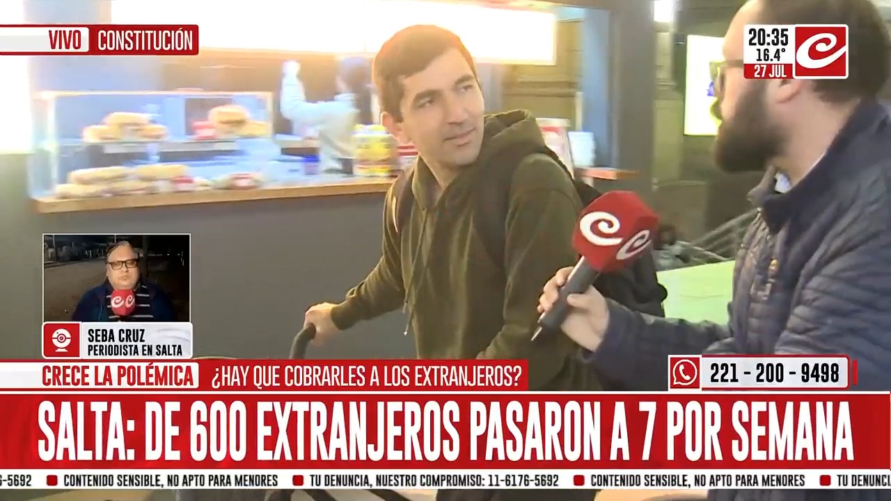 Habla la calle: ¿Hay que cobrarles a los extranjeros?