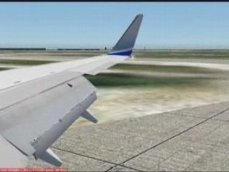 B737-800 landing