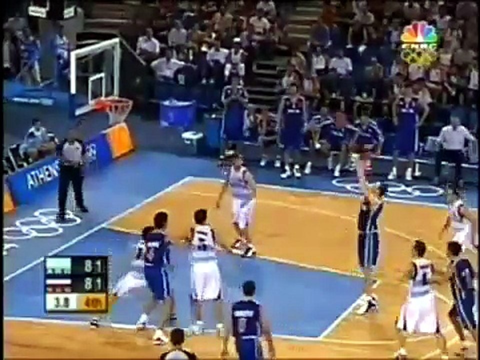 Manu Ginobili vs Serbia - Atenas 2004