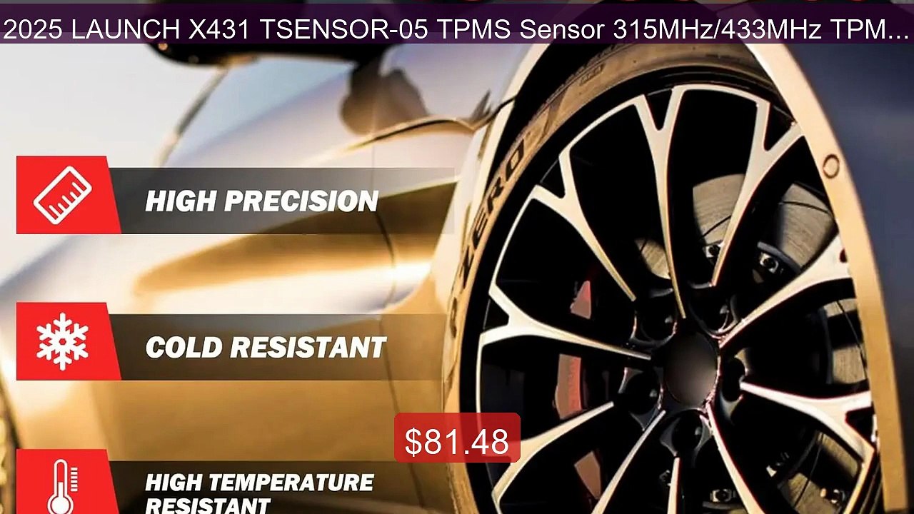 2025 LAUNCH X431 TSENSOR-05 TPMS Sensor 315MHz/...