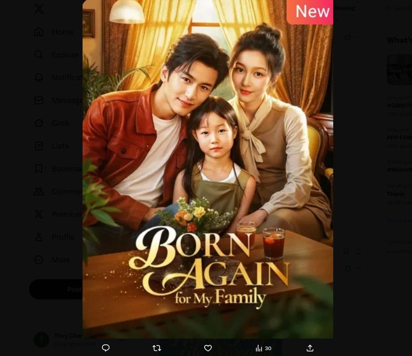 Born Again for My Family Chinese Drama - English Sub