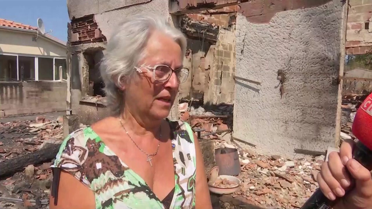Catherine, victime de l'incendie des Landes : «Personne ne peut imaginer ce que l'on ressent»