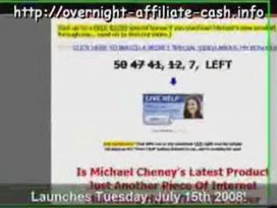 Overnight Affiliate Cash Reviewed Plus Blonus