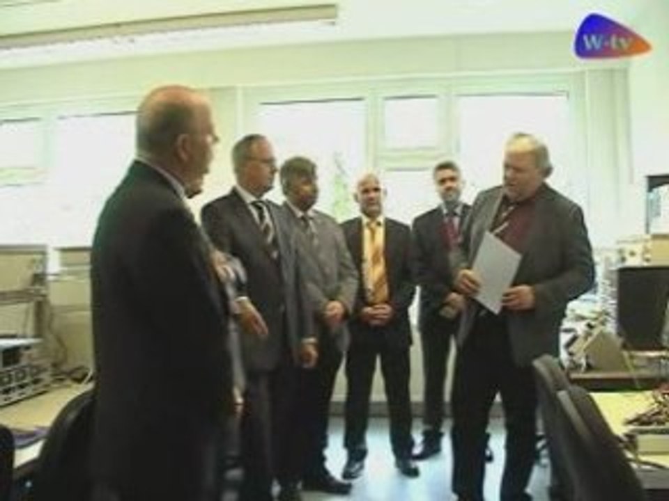 Übergabe eines Förderschecks