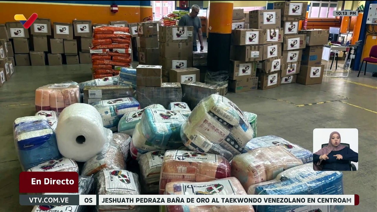 Venezuela recibió 2 tn. de insumos provenientes del país Vasco a través del Consulado General en Bilbao