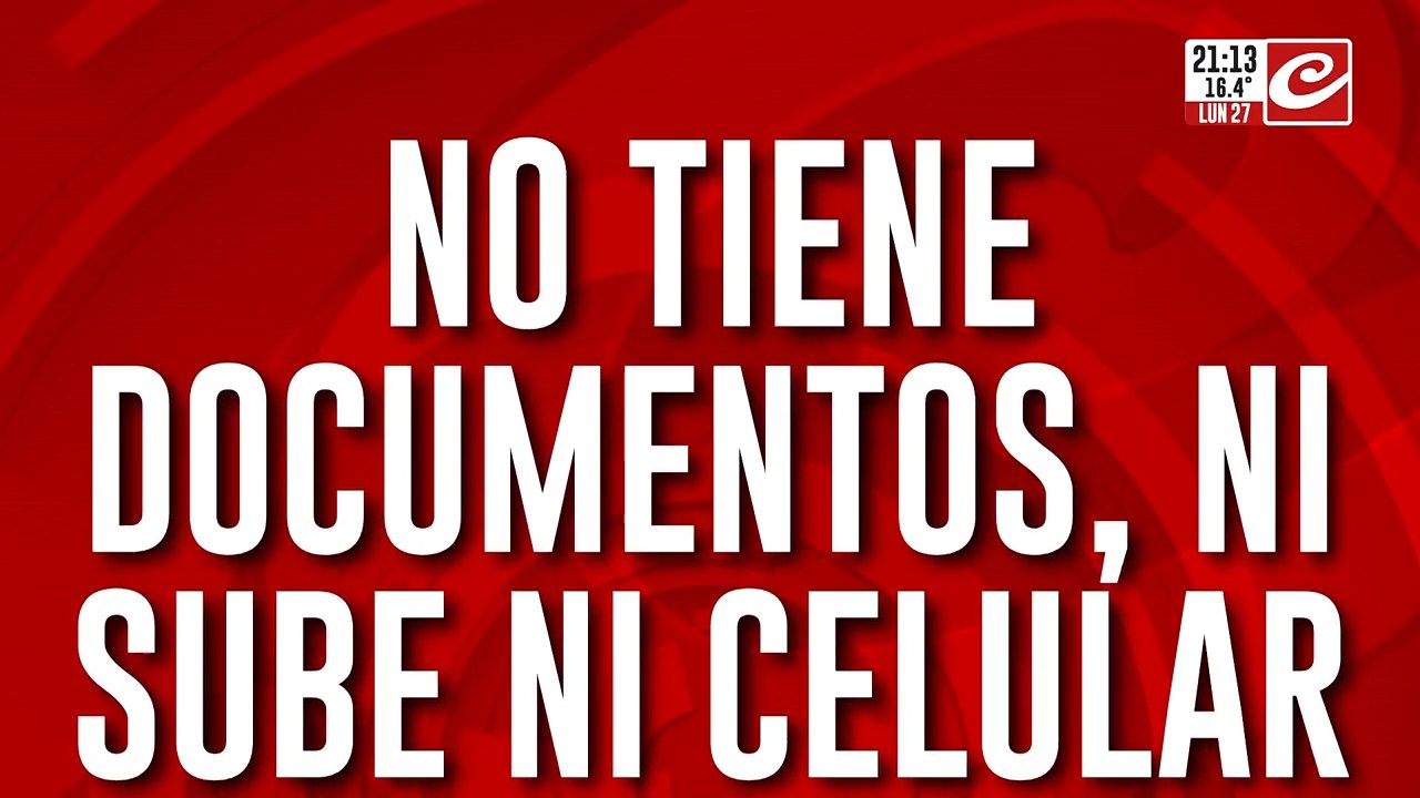 Búsqueda: Nicole se fue sin documentos ni celular