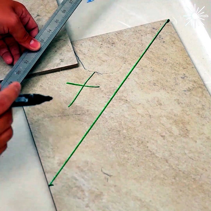 How to install some bathroom floor tiles at home!