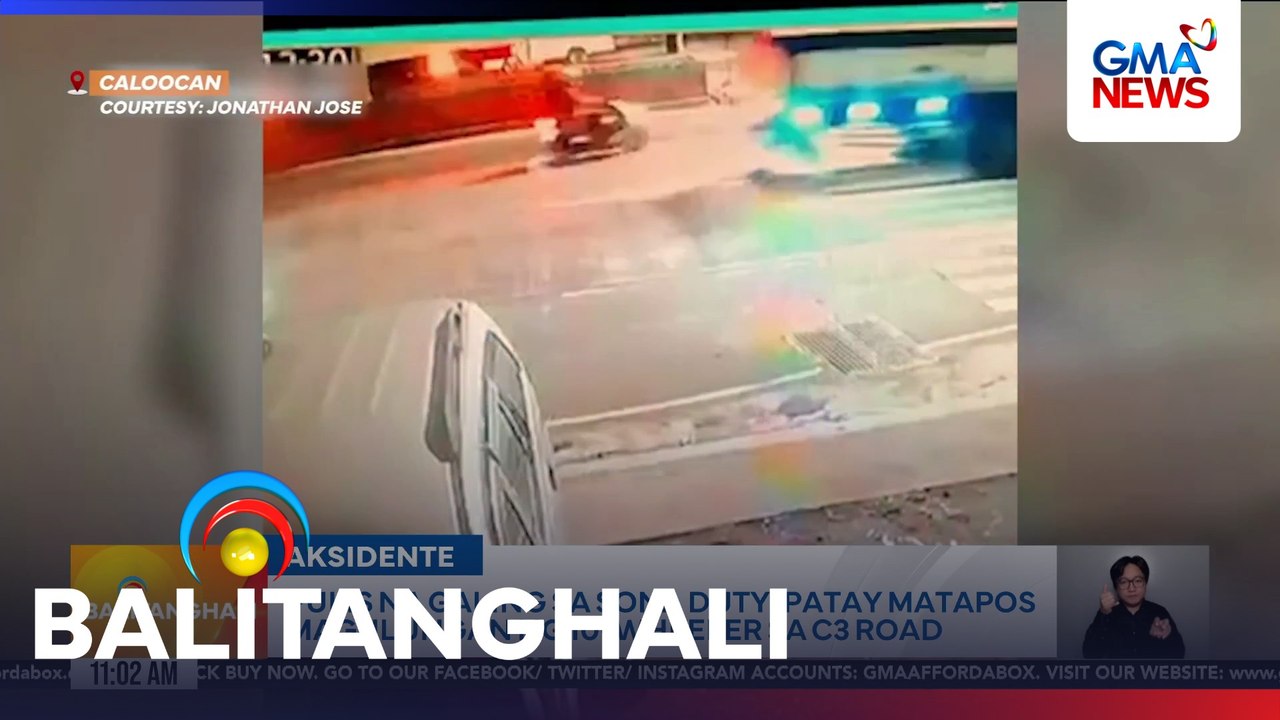 Pulis na galing sa SONA duty, patay matapos magulungan ng 10-wheeler sa C3 Road | Balitanghali