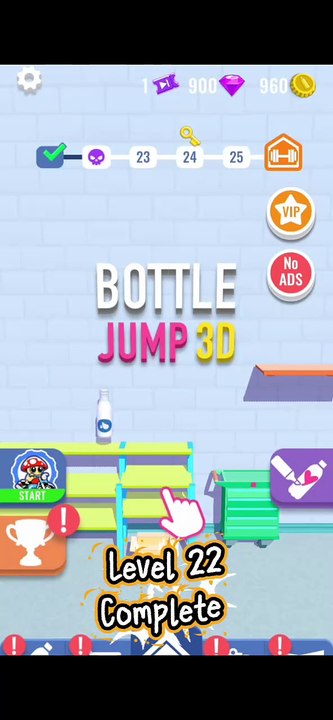 Bottle Jump - Level 22 Complete