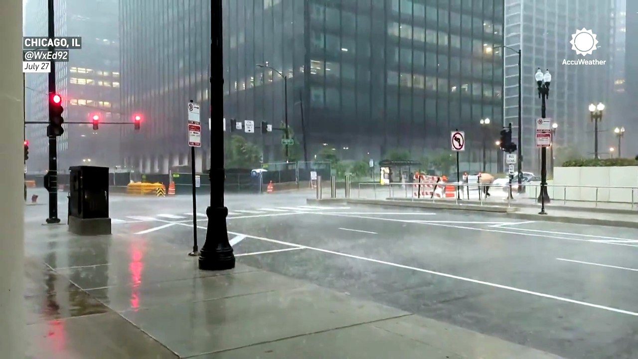 Severe storms slam the Chicago area