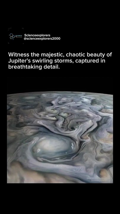 The Closest Image Ever Taken of Jupiter's Swirling Storms 🚀