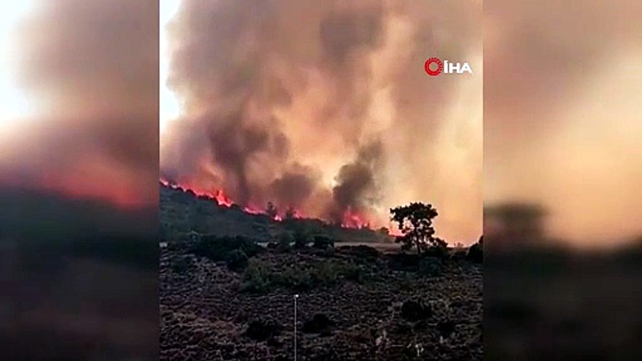 Güney Kıbrıs ordusu askeri tatbikat sırasında yangın çıkardı! Köyler tahliye edildi